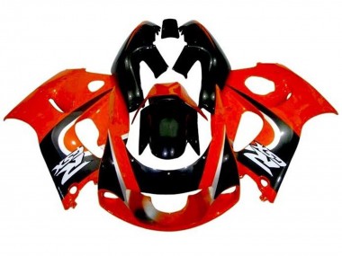 Suzuki GSXR 600 / GSXR 750 Motorrad Verkleidung 1996-2000 - Rot Schwarz Silber