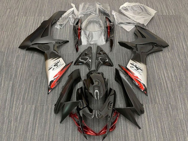 Suzuki GSXR 600 / GSXR 750 Motorrad Verkleidung 2011-2024 - Schwarz Silber Rot Mattschwarz
