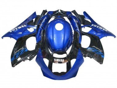 Yamaha YZF600R Thundercat Motorrad Verkleidung 1996-2007 - Blau Schwarz Weiss
