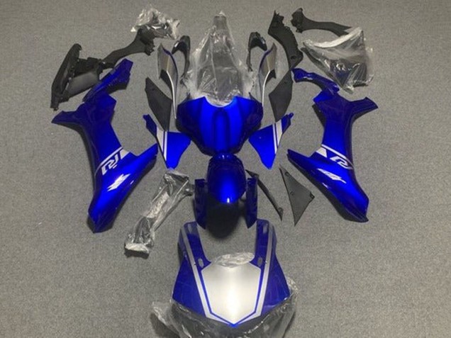 Yamaha YZF 1000 R1 Motorrad Verkleidung 2015-2019 - Blau Silber