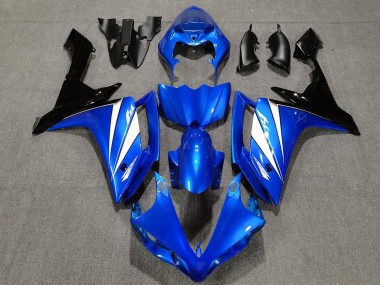 Yamaha YZF 1000 R1 Motorrad Verkleidung 2007-2008 - Blau Weiss Schwarz