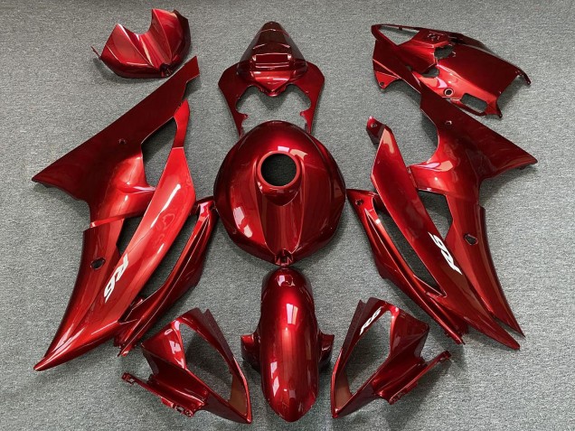 Yamaha YZF R6 Motorrad Verkleidung 2008-2016 - Rot