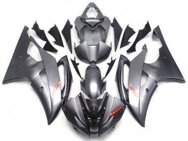 Yamaha YZF R6 Motorrad Verkleidung 2008-2016 - Grau Rot Aufkleber