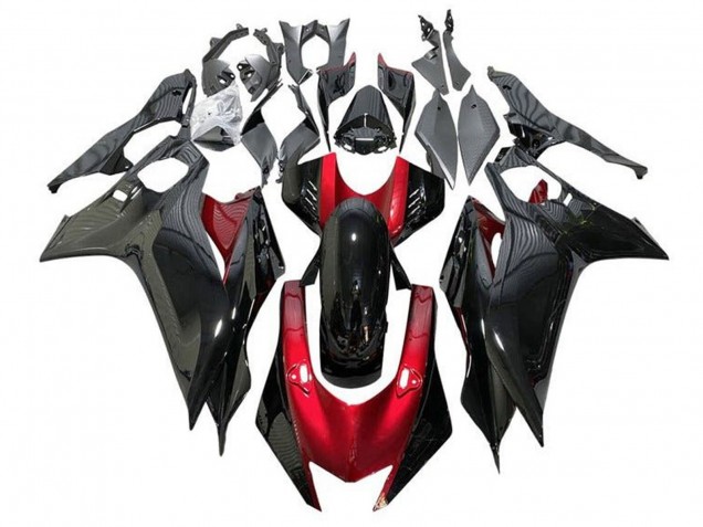 Rot Glänzendes Schwarz 2017-2025 Yamaha YZF R6 Motorrad Verkleidung