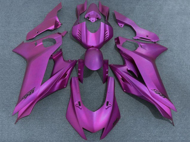 Matt Bright Lila 2017-2025 Yamaha YZF R6 Motorrad Verkleidung