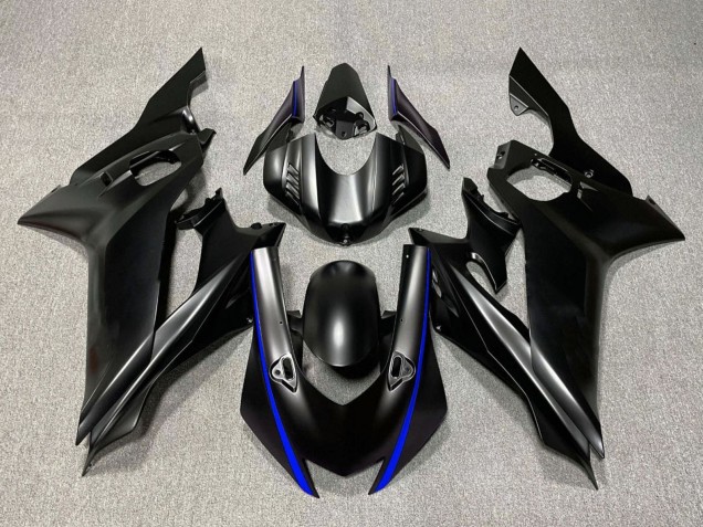Matt Schwarz Blau 2017-2025 Yamaha YZF R6 Motorrad Verkleidung