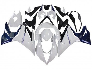 Triumph Daytona 675 Triple Motorrad Verkleidung 2013-2016 - Weiss Blau