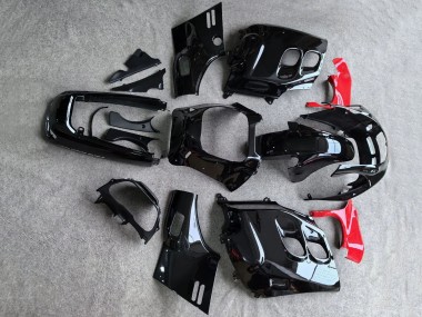 Honda CBR1000F Hurricane Motorrad Verkleidung 1987-1988 - Glanzendes Schwarz Rot