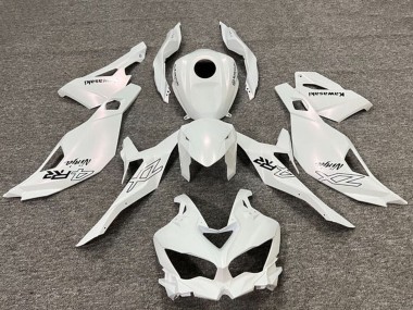 Kawasaki ZX4R ZX-4RR Motorrad Verkleidung 2019-2025 - Perl Weiss Schwarz