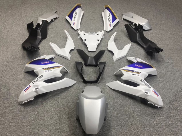 Honda ADV160 Motorrad Verkleidung 2022-2024 - Weiss Blau HRC