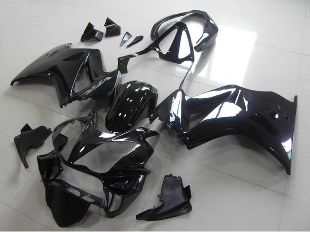Glänzendes Schwarz 2002-2013 Honda VFR 800 Motorrad Verkleidung Kit