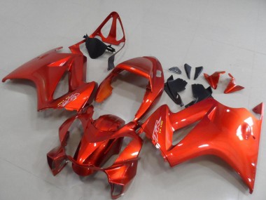 Orange 2002-2013 Honda VFR 800 Motorrad Verkleidung