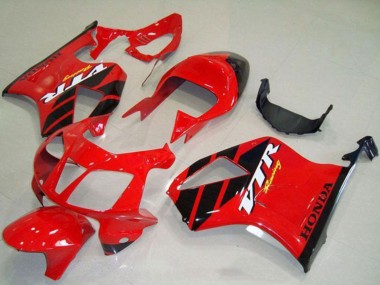 Rot Schwarz Streifen 2000-2006 Honda VTR1000 Motorrad Verkleidung