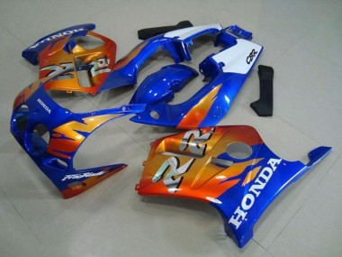 Weiß Blau Orange 1988-1989 Honda CBR250RR MC19 Motorrad Verkleidung