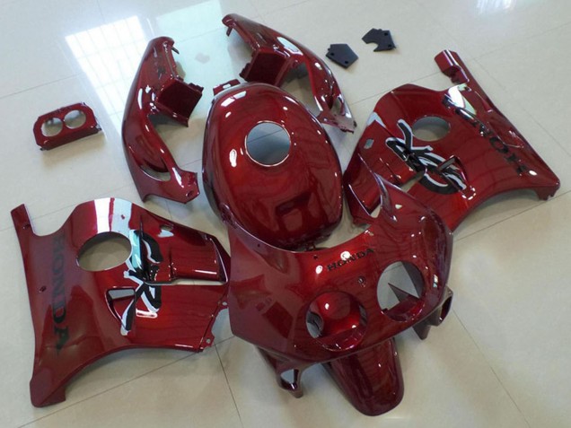 Kastanienbraun Rot 1990-1998 Honda CBR250RR MC22 Motorrad Verkleidung
