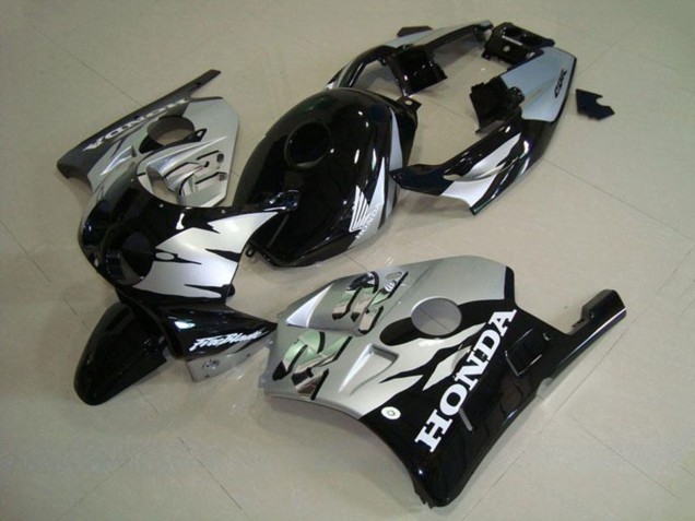 Silber Glänzendes Schwarz 1990-1998 Honda CBR250RR MC22 Motorrad Verkleidung
