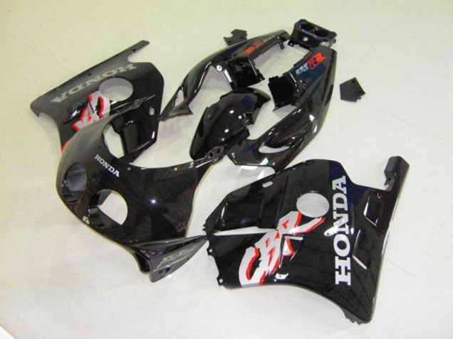 Glänzendes Schwarz 1990-1998 Honda CBR250RR MC22 Motorrad Verkleidung
