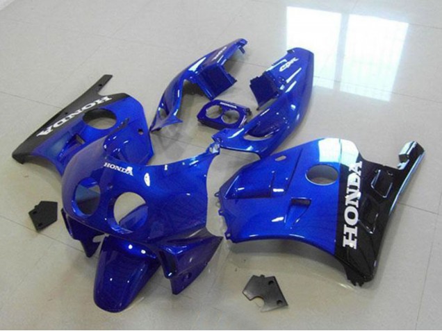 Blau Glänzendes Schwarz Weiß Aufkleber 1990-1998 Honda CBR250RR MC22 Motorrad Verkleidung