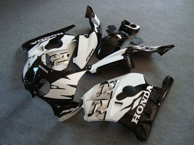 Weiß Glänzendes Schwarz 1990-1998 Honda CBR250RR MC22 Motorrad Verkleidung