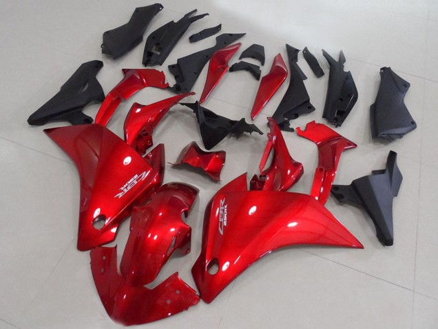 Rot Matt Schwarz 2011-2015 Honda CBR250RR Motorrad Verkleidung