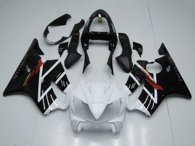 Weiß Glänzendes Schwarz F Sport 2001-2003 Honda CBR600 F4i Motorrad Verkleidung