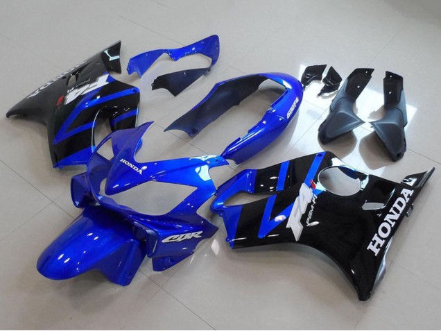 Blau Glänzendes Schwarz 2004-2007 Honda CBR600 F4i Motorrad Verkleidung