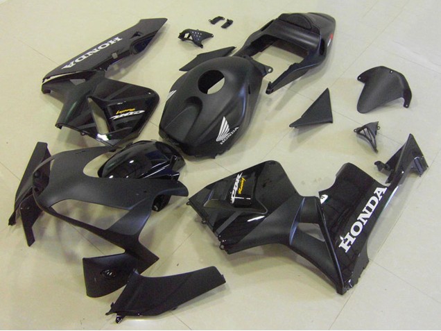 Glänzendes Schwarz Matt Schwarz 2003-2004 Honda CBR600RR Motorrad Verkleidung Kit