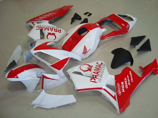 Weiß Rot Pramac 2003-2004 Honda CBR600RR Motorrad Verkleidung