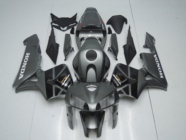 Grau Schwarz 2005-2006 Honda CBR600RR Motorrad Verkleidung Kit