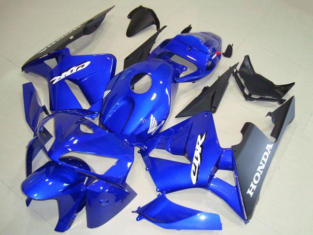 Blau Schwarz Weiß Aufkleber 2005-2006 Honda CBR600RR Motorrad Verkleidung