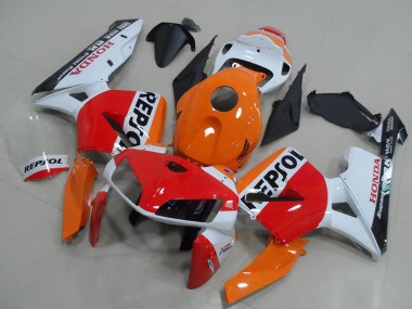 Orange Weiß Rot Glänzendes Schwarz Repsol 2005-2006 Honda CBR600RR Motorrad Verkleidung
