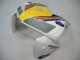 Blau Weiß Gelb Rothmans 2005-2006 Honda CBR600RR Motorrad Verkleidung