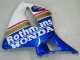 Blau Weiß Gelb Rothmans 2005-2006 Honda CBR600RR Motorrad Verkleidung