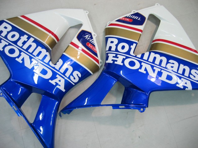 Blau Weiß Gelb Rothmans 2005-2006 Honda CBR600RR Motorrad Verkleidung