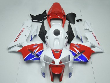 Weiß Rot Blau HRC 2005-2006 Honda CBR600RR Motorrad Verkleidung Kit