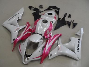 Weiß Rosa 2007-2008 Honda CBR600RR Motorrad Verkleidung