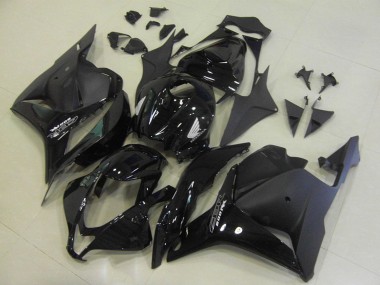Glänzendes Schwarz Matt Schwarz OEM Stil 2009-2012 Honda CBR600RR Motorrad Verkleidung