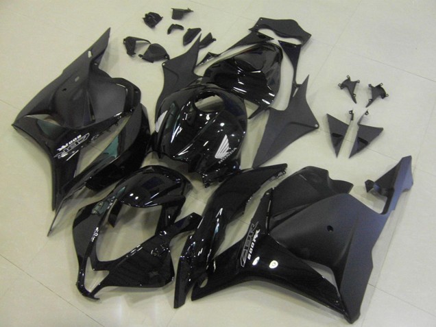Glänzendes Schwarz Matt Schwarz OEM Stil 2009-2012 Honda CBR600RR Motorrad Verkleidung