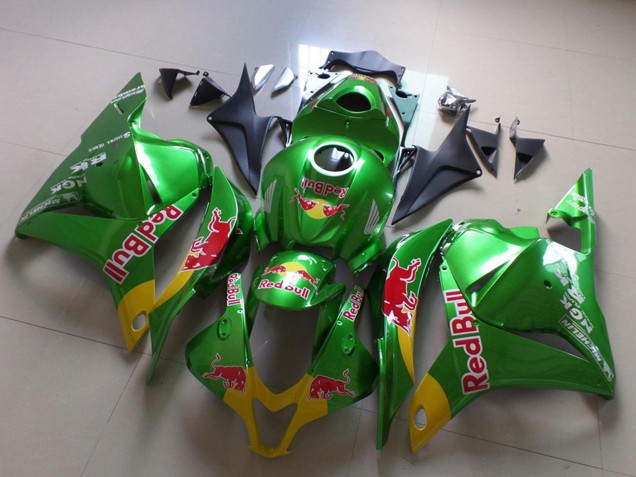 Grün Gelb Red Bull 2009-2012 Honda CBR600RR Motorrad Verkleidung