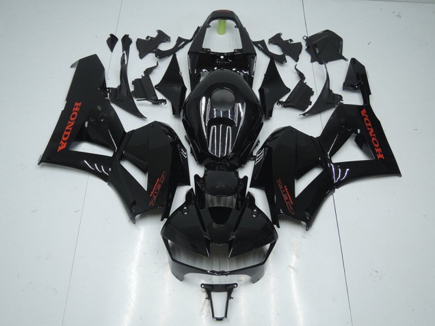 Glänzendes Schwarz Rot Aufkleber 2013-2023 Honda CBR600RR Motorrad Verkleidung