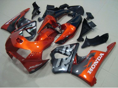 Orange Grau 1998-1999 Honda CBR900RR 919 Motorrad Verkleidung