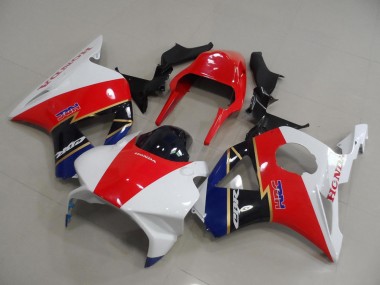 Rot Weiß Dunkel Blau 2002-2003 Honda CBR900RR 954 Motorrad Verkleidung