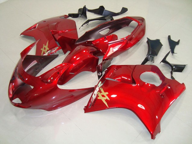 Rot 1996-2007 Honda CBR1100XX Blackbird Abs Motorrad Verkleidungen