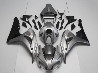 Silber Glänzendes Schwarz 2006-2007 Honda CBR1000RR Motorrad Verkleidung Kit
