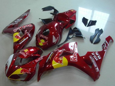 Rot Gelb Weiß Red Bull 2006-2007 Honda CBR1000RR Motorrad Verkleidung