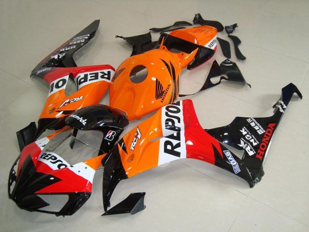 Orange Weiß Rot Glänzendes Schwarz New Repsol 2006-2007 Honda CBR1000RR Motorrad Verkleidung