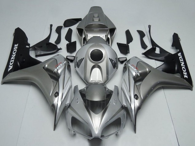 Silber Matt Schwarz 2006-2007 Honda CBR1000RR Motorrad Verkleidung
