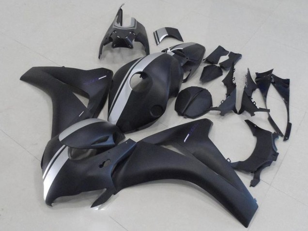 Matt Schwarz Silber 2008-2011 Honda CBR1000RR Motorrad Verkleidung
