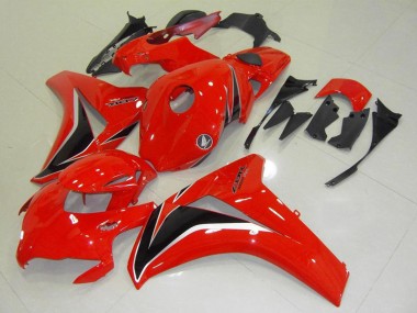 Rot Glänzendes Schwarz 2008-2011 Honda CBR1000RR Motorrad Verkleidungen Kit