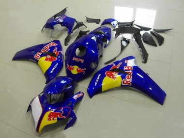 Blau Gelb Weiß Red Bull 2008-2011 Honda CBR1000RR Motorrad Verkleidung